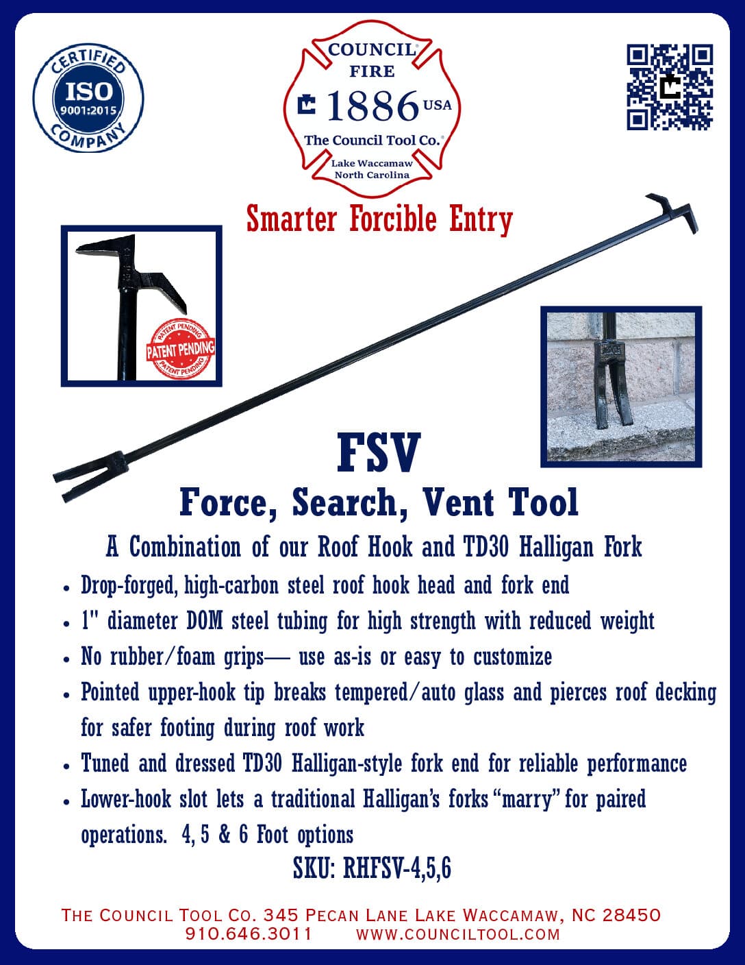 FSV Hook (Force, Search, Vent) 4 Ft - thumbnail 4