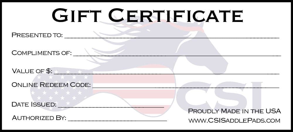 Gift Certificate