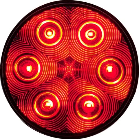 4″ Round Stop/Tail/Turn LED with Smoked Lens