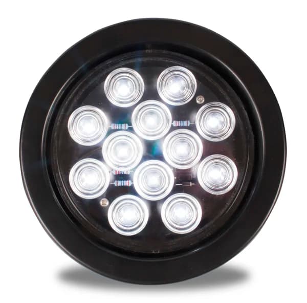 4″ Round Economy LED backup light kit