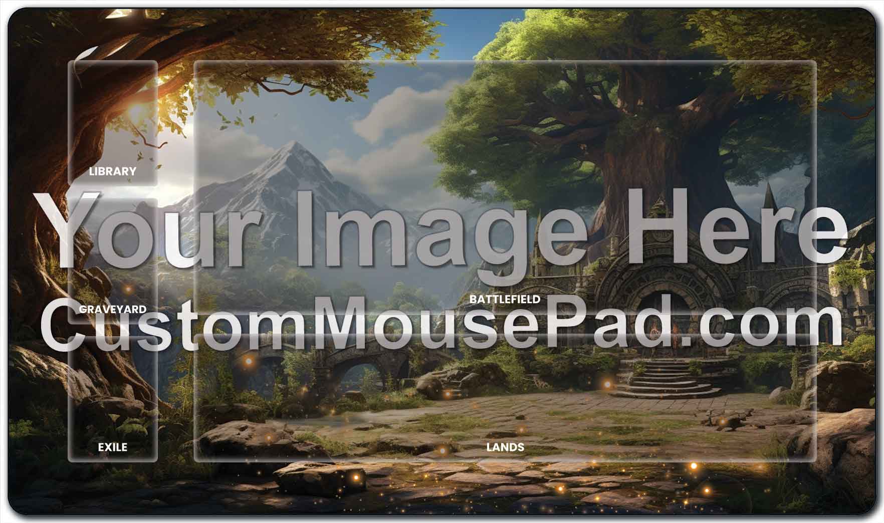 Custom Magic Playmats | One Player: 14″x24″ | Thickness: 1.5mm