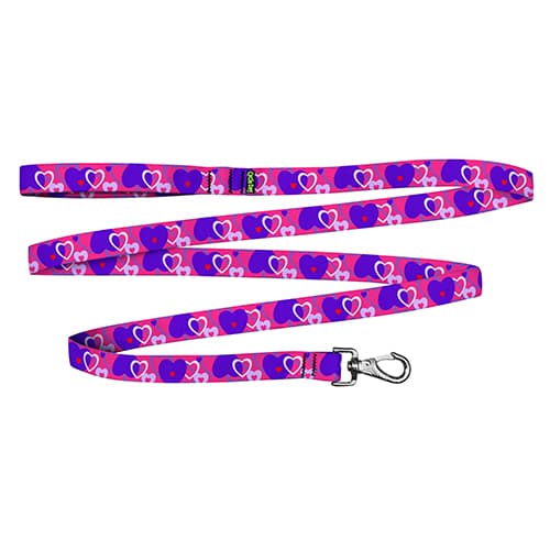 Small Ecoweave Hearts Dog Leash