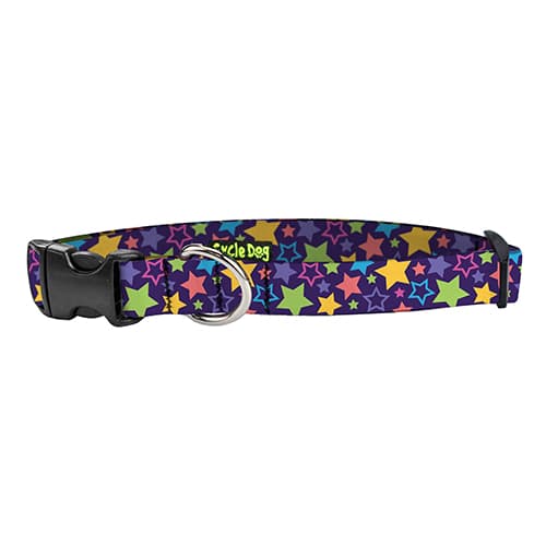 Small Ecoweave Stars Dog Collar