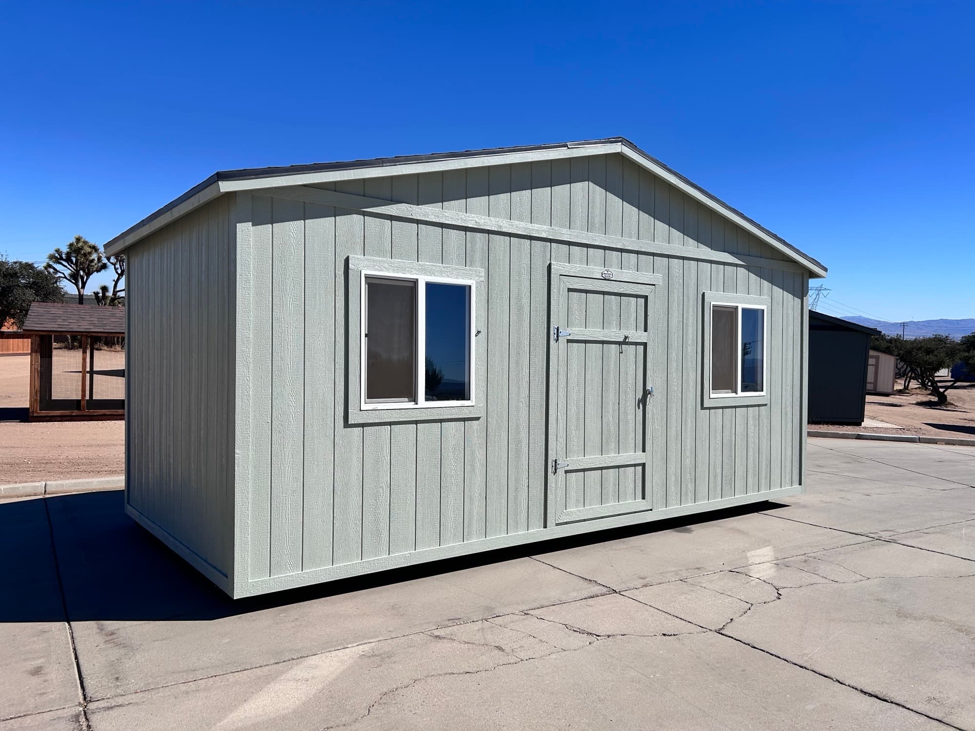 10×20 Tall Peak 8 Shed Stock# 11879
