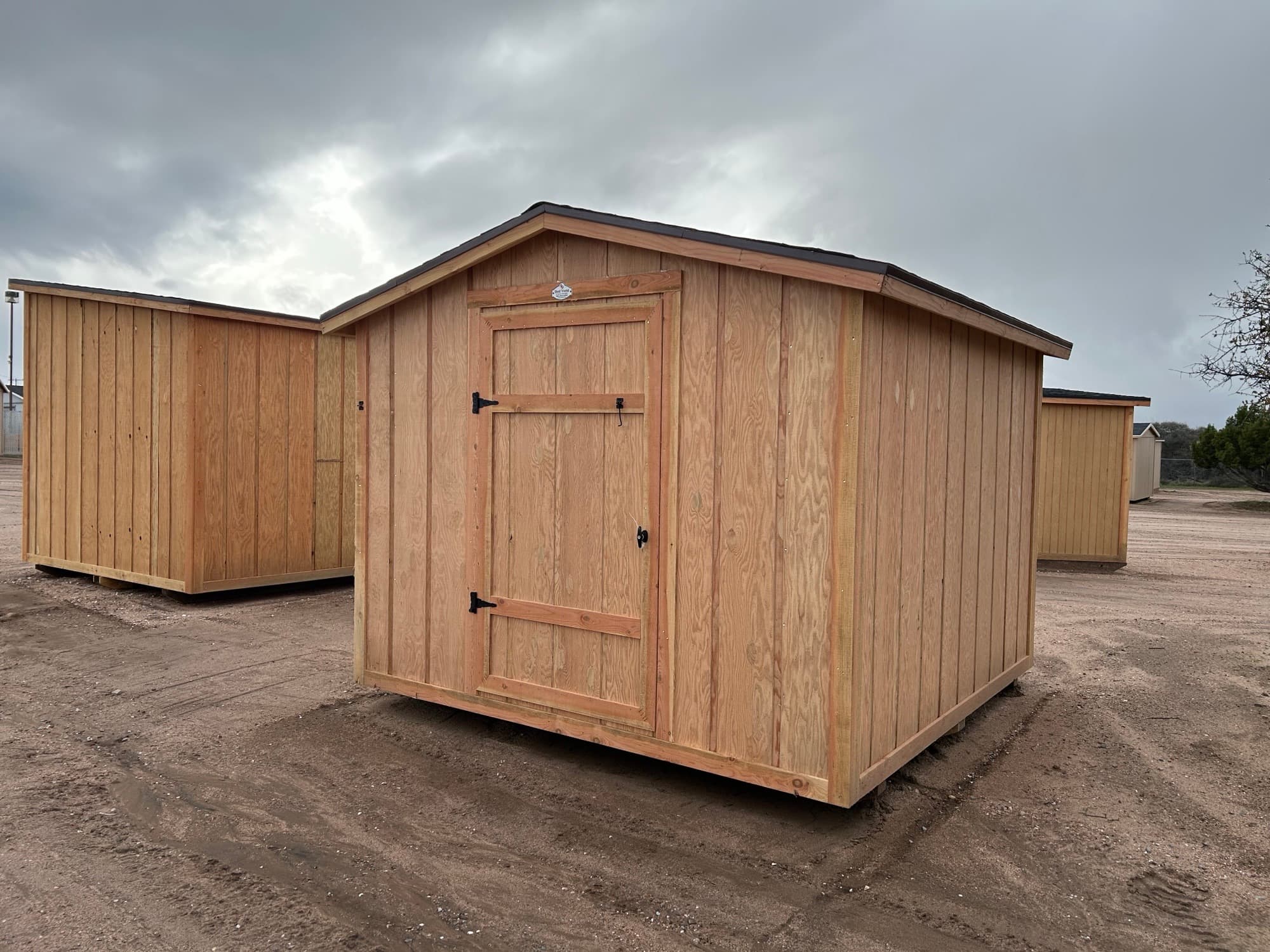 HOLD RW 10×10 Rustic Shed (Peak 7) STK #11886 - thumbnail 2