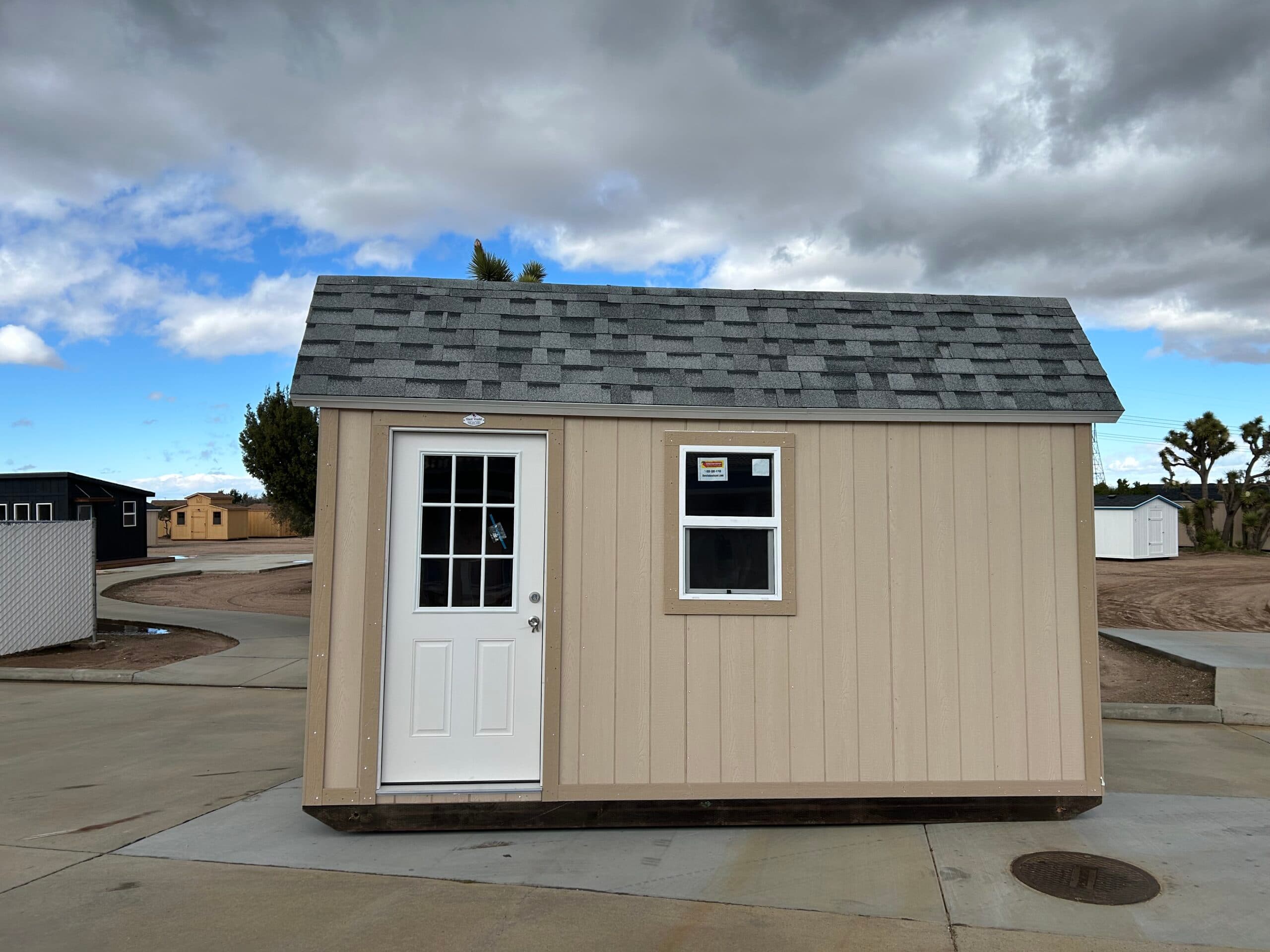 15×8 Tall Hybrid Loft Barn 8 Shed STK#11959