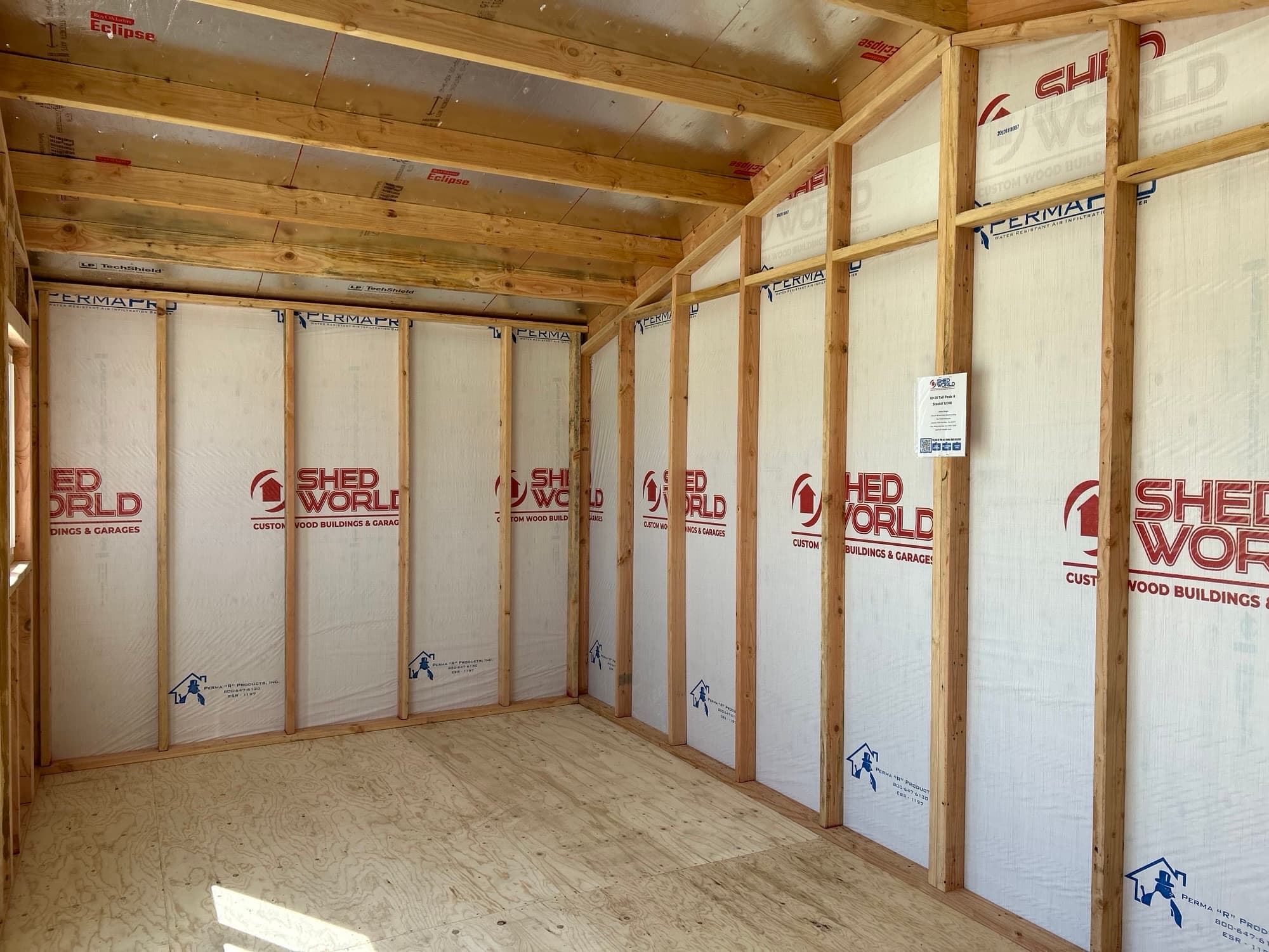 10×20 Pool House Shed - thumbnail 3