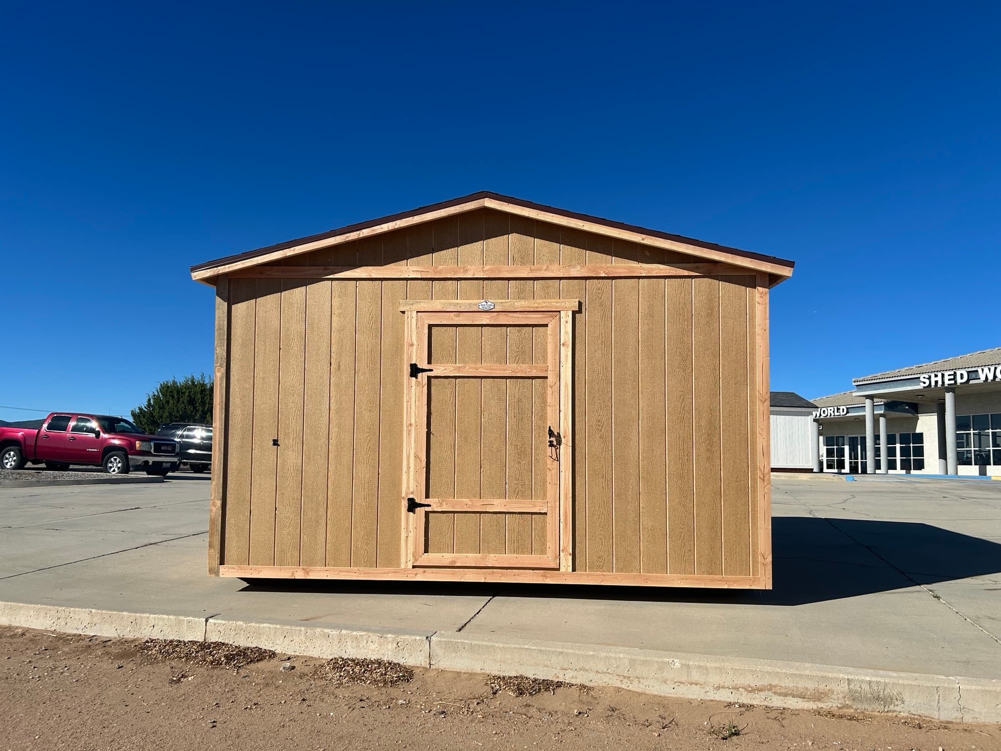 10X14 Rustic Peak 7 Shed #12034 - thumbnail 2