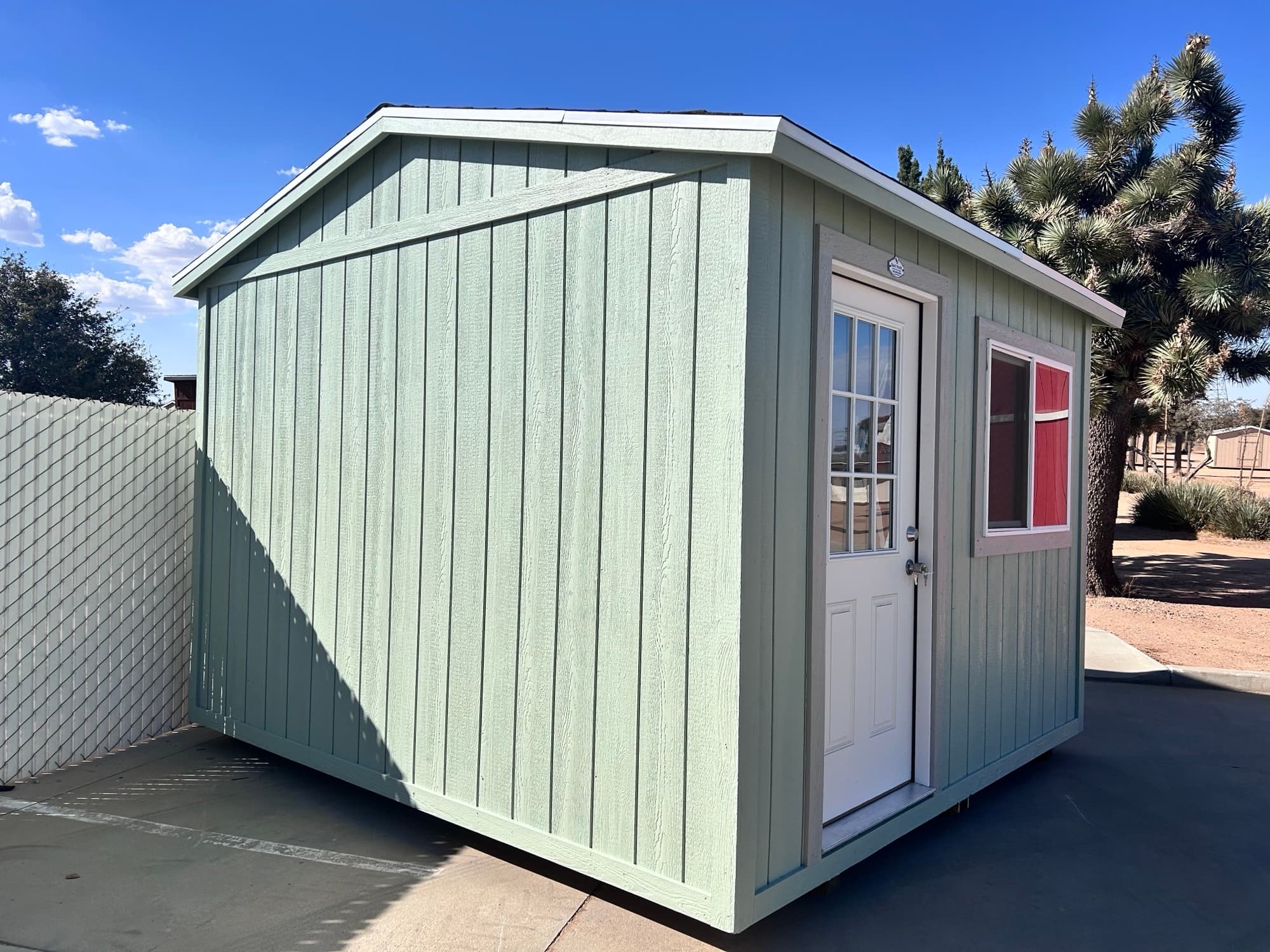 12×12 Tall Peak 8 Shed Stock# 12045 - thumbnail 4