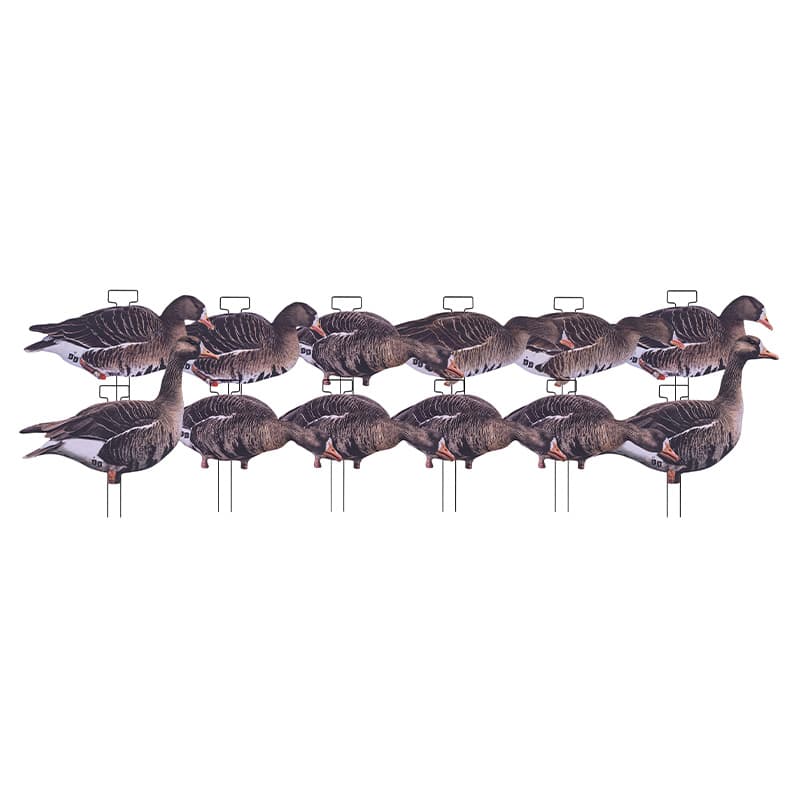 X-Treme Fully Flocked Whitefront Silhouettes
