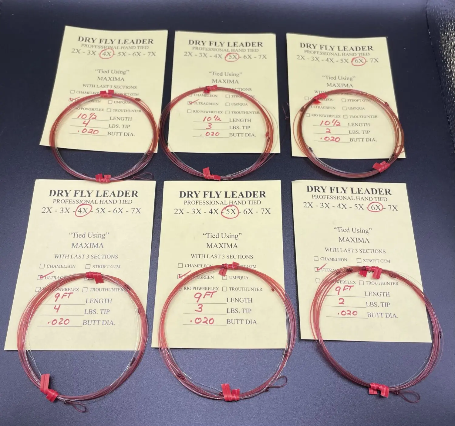Leader – Dry Fly Leader Custom Hand-Tied
