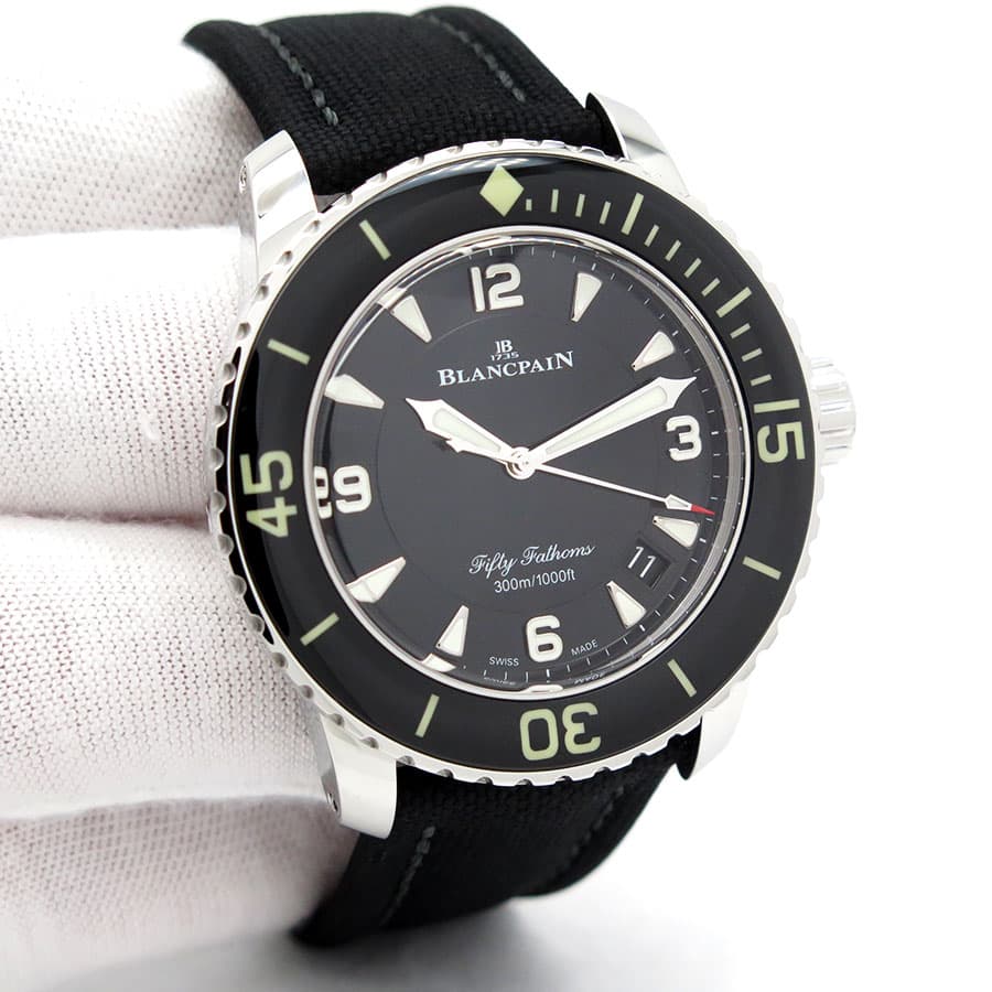 Blancpain Fifty Fathoms Stainless Steel Automatic with Black Dial