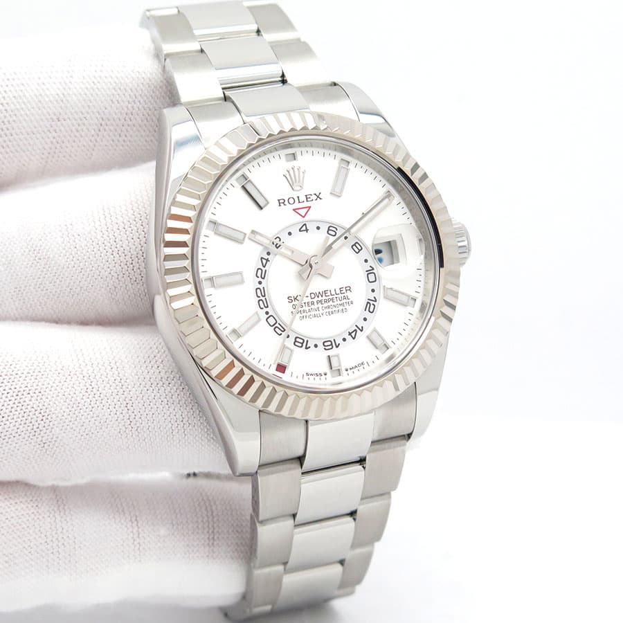 Rolex 336934 Skydweller with White Dial on Oyster