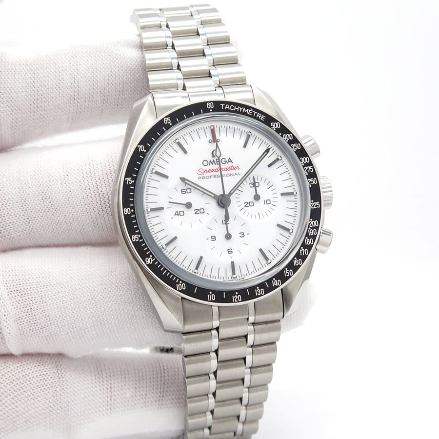 Omega Speedmaster Professional Moonwatch “Sapphire Sandwich” with White Dial