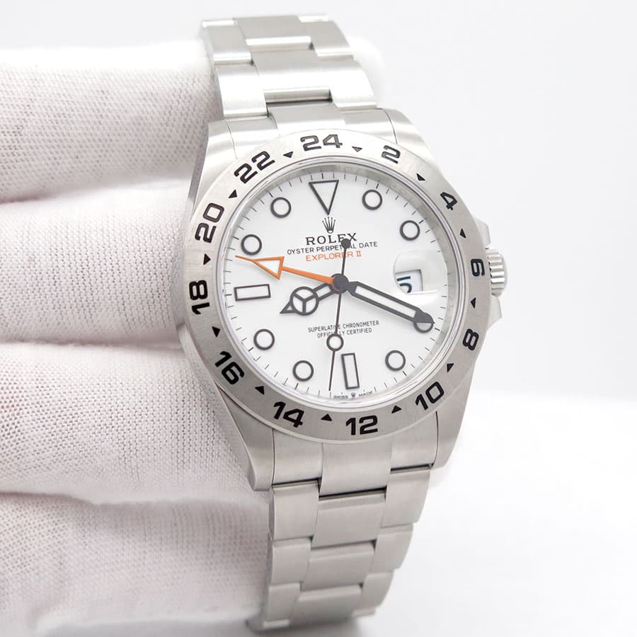 Rolex 226570 Explorer II with White Dial