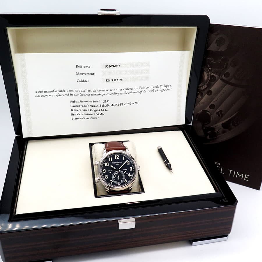 Patek Philippe 5524G Calatrava Pilot Time - thumbnail 2