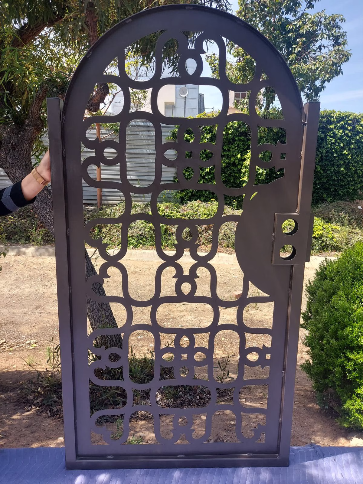 #4234 Santa Fe Metal Entry Gate