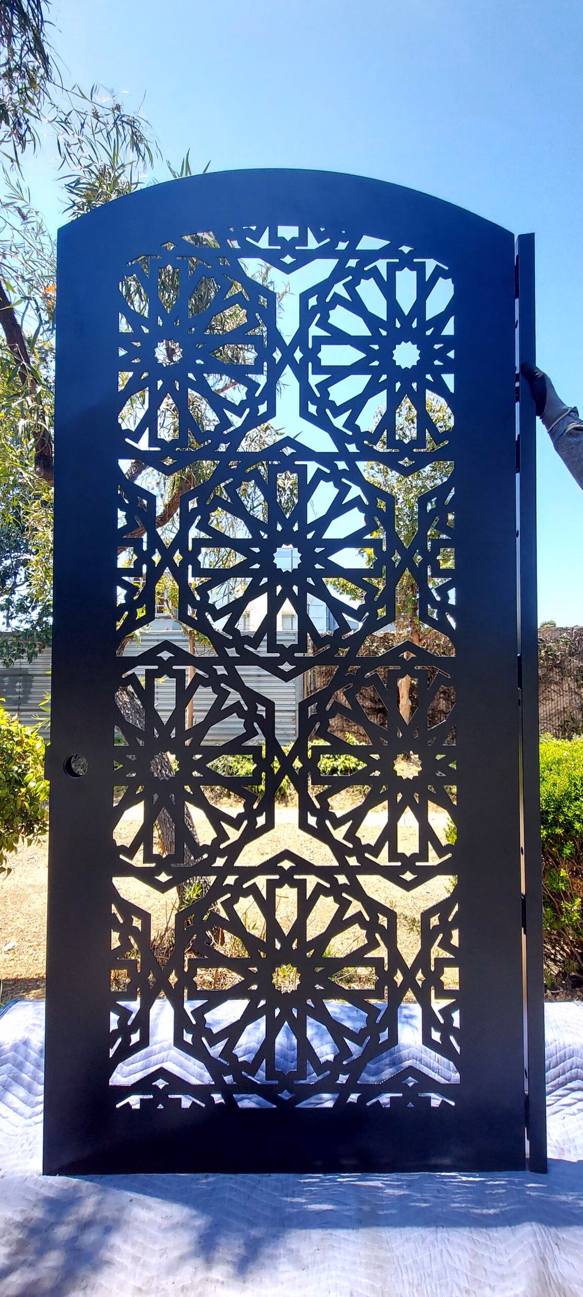 #8202 Moroccan Design Metal Gate