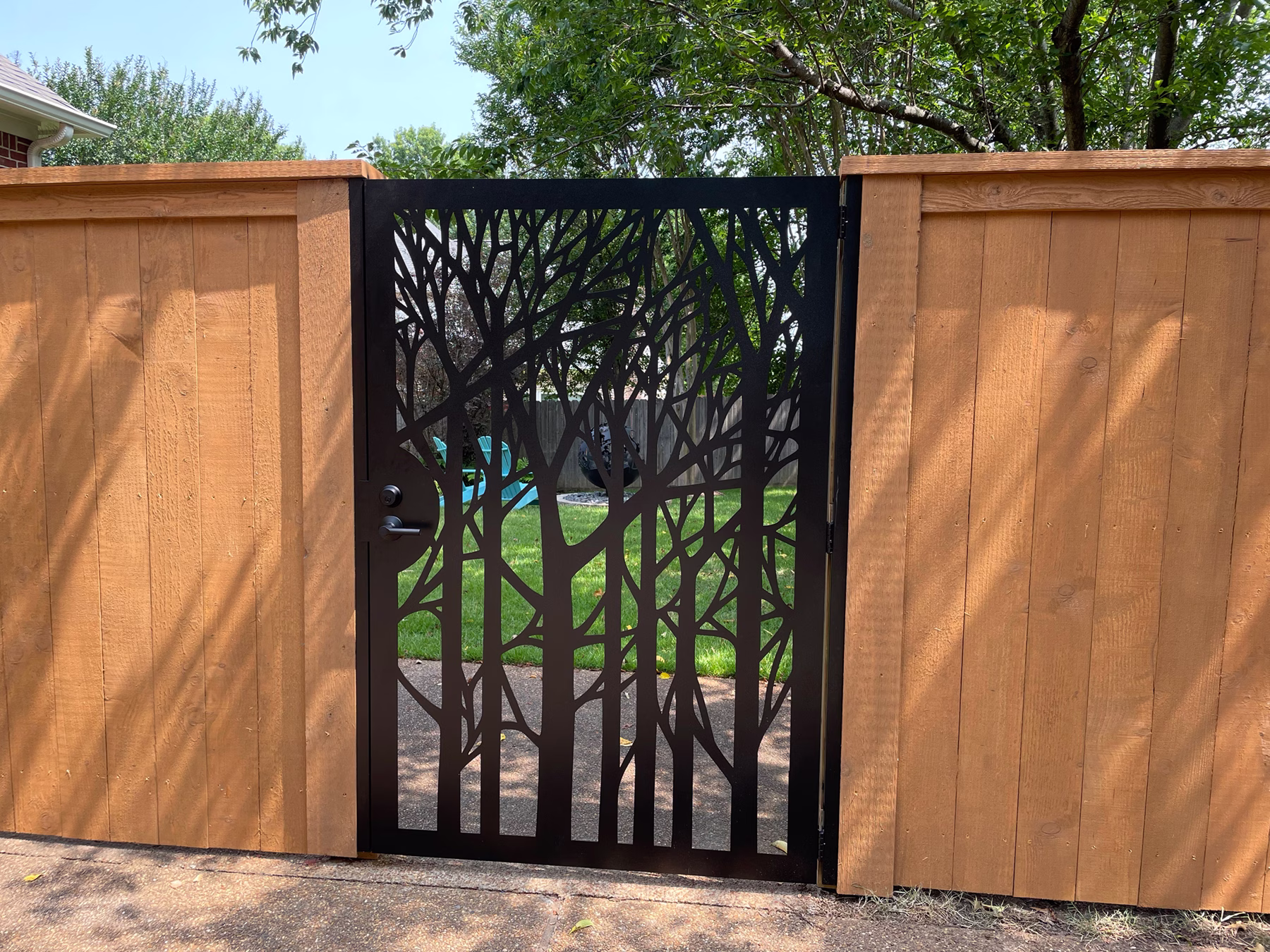 #6871 Birch Tree Forest Single Gate