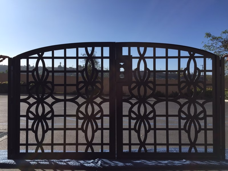 #6091 Yard Metal GateᅵSide Alley GateᅵPool Steel GateᅵGarden Gate
