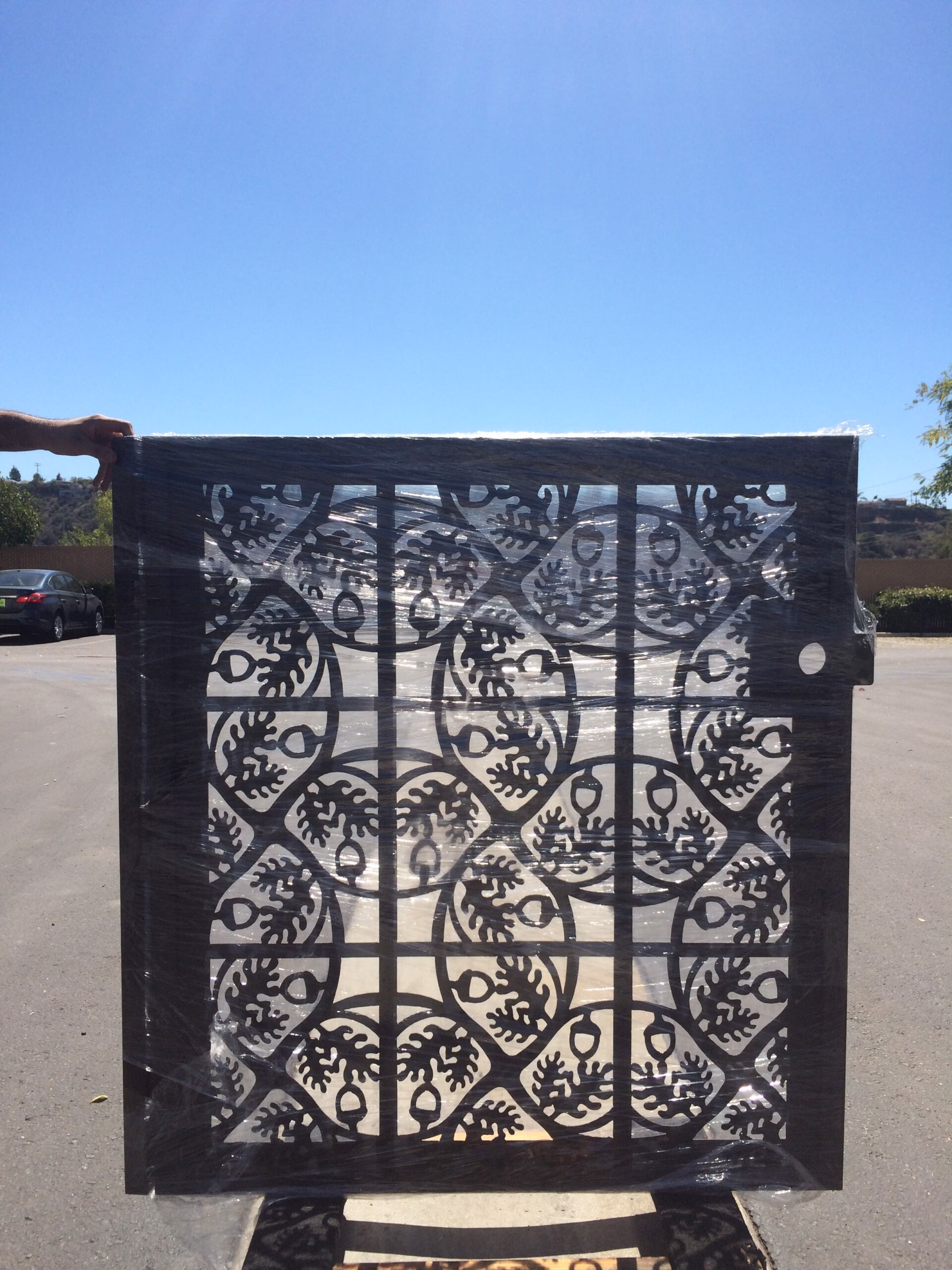#1147 | Durable side gate | Metal Designer Steel Gate | Factory direct prices | Made in California | Custom Size | Free Estimate | Powder coated