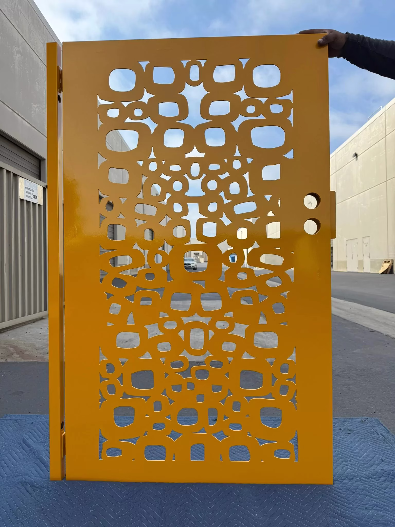 #1123 Silex Metal Entry Gate