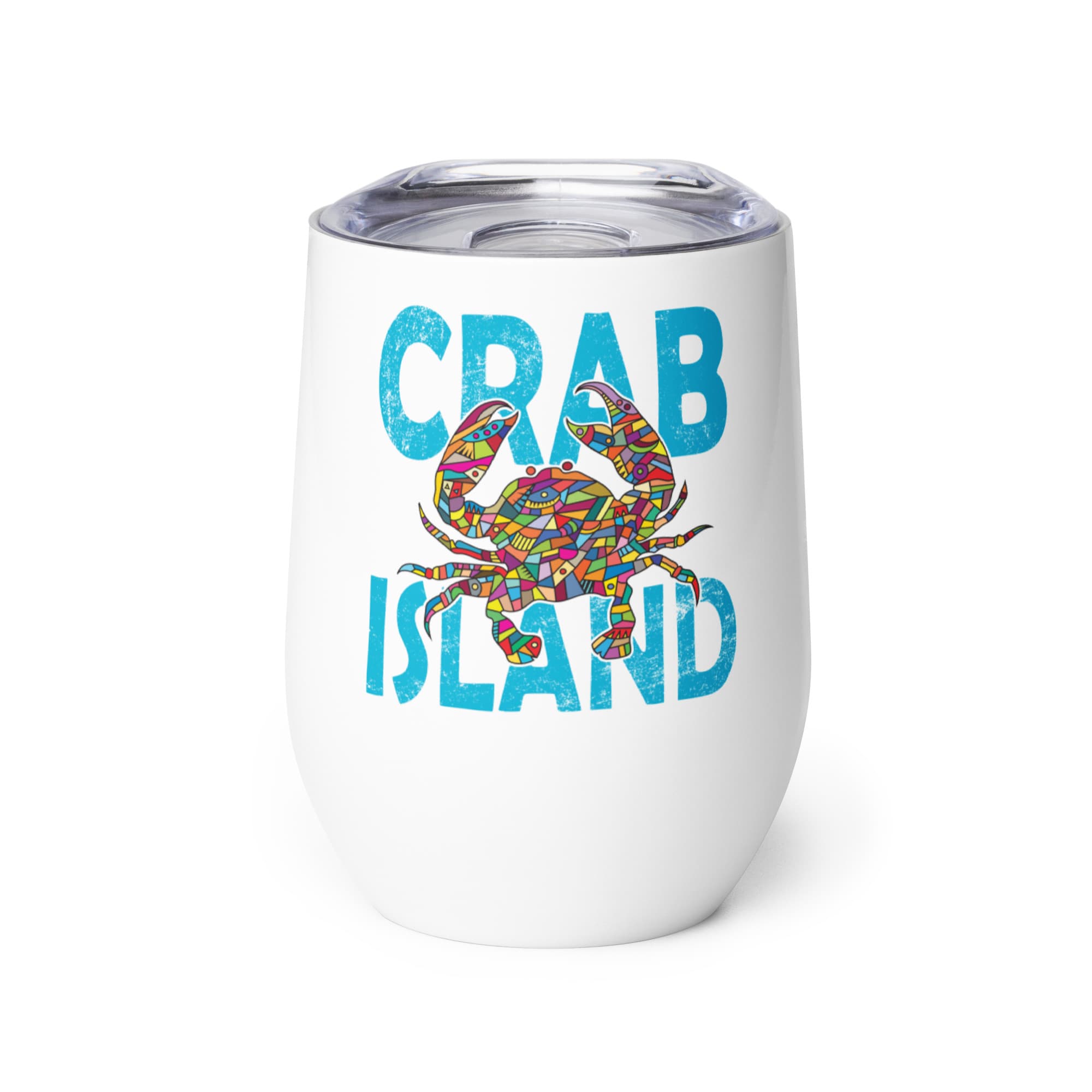 Crab Island Wine tumbler