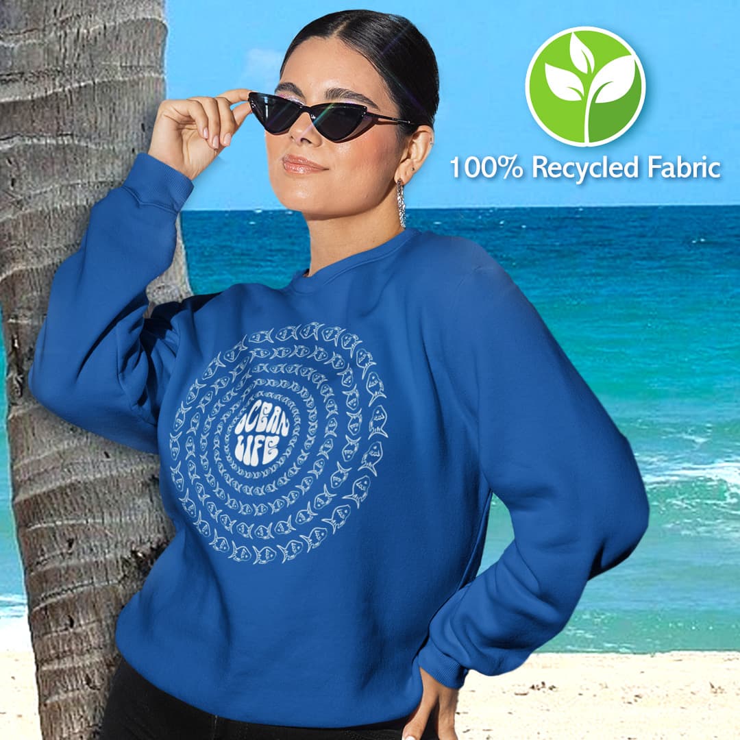 Ocean Life Eco-Friendly Sweatshirt