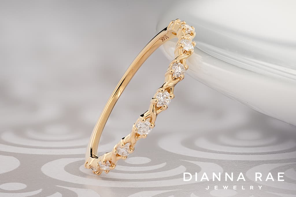 Yellow Gold Diamond Band