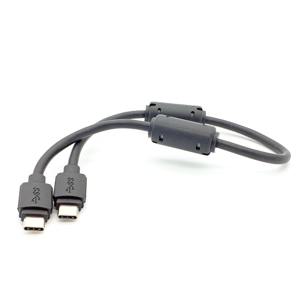 Short USB-C to USB-C cable