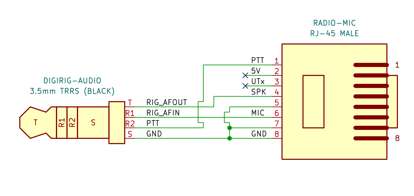 AnyTone AT-D578 Cable for Digirig - thumbnail 7