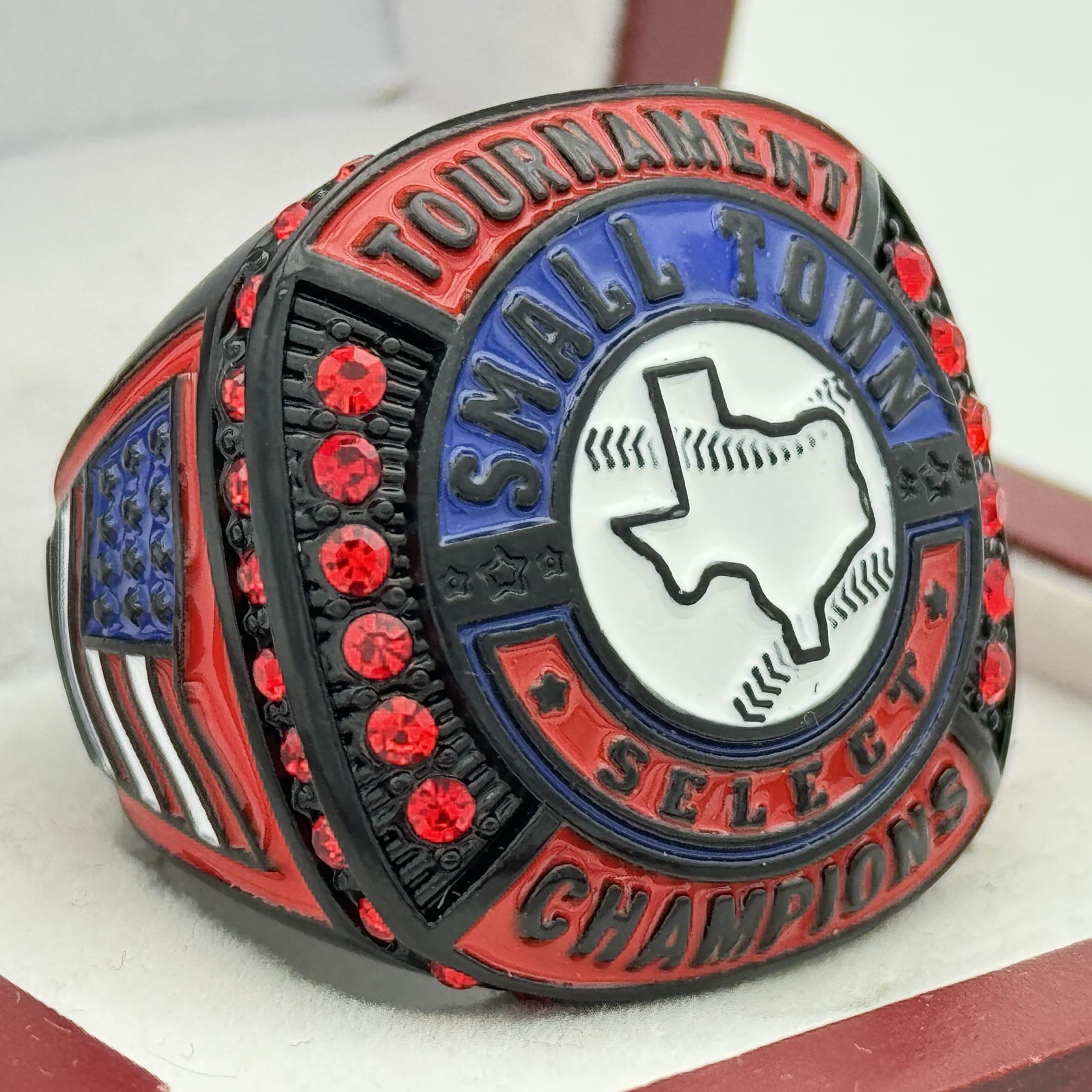 SMALL TOWN SELECT CHAMPION RING — BLACK BODY (Item #41-176)