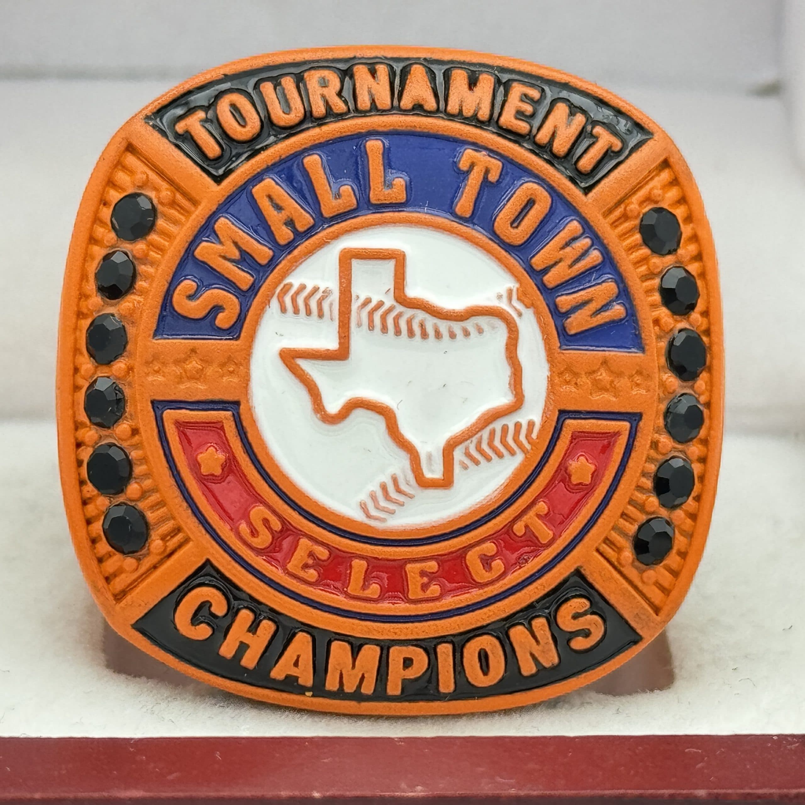 SMALL TOWN SELECT CHAMPION RING — ORANGE BODY (Item #41-180) - thumbnail 3