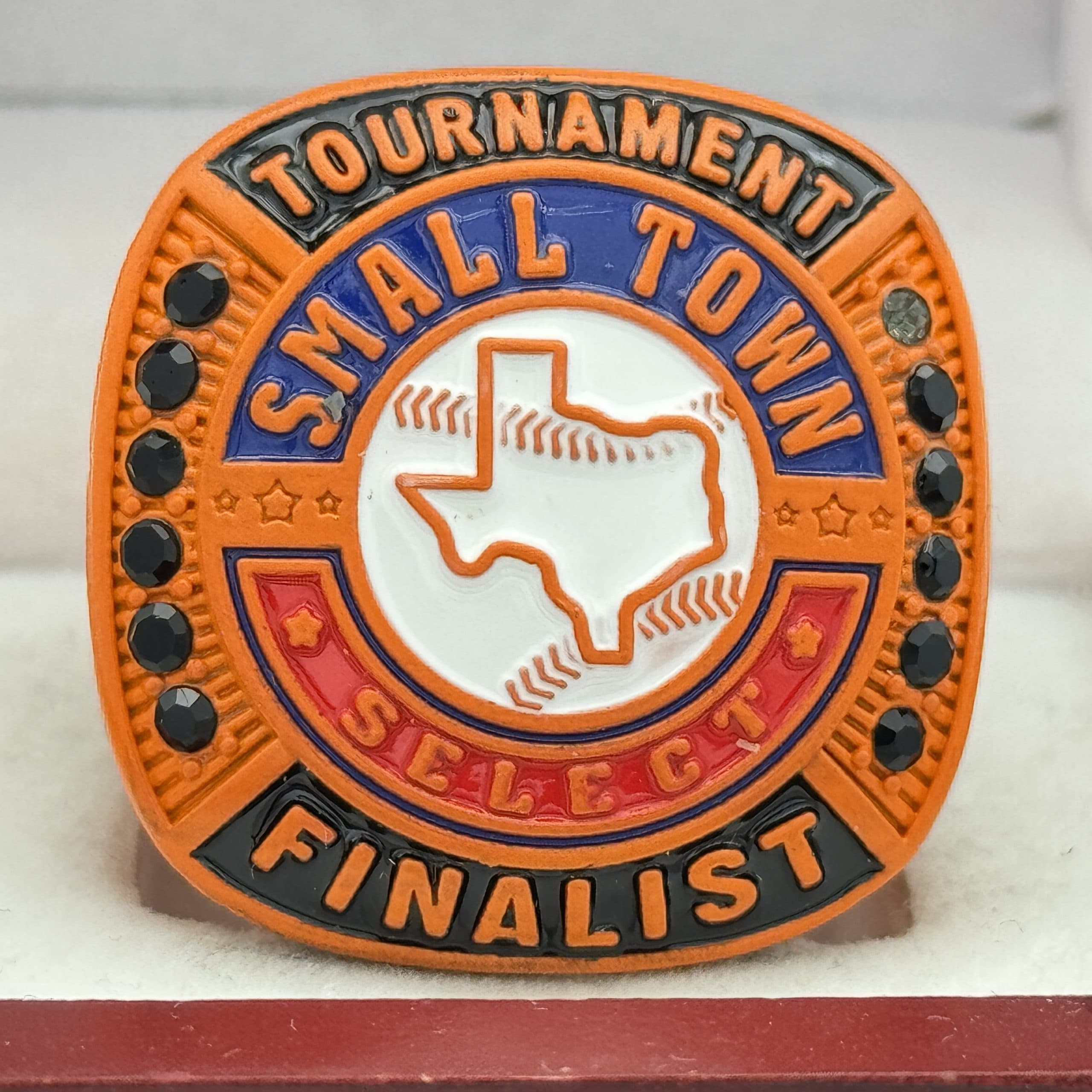 SMALL TOWN SELECT FINALIST RING — ORANGE BODY (Item #41-177) - thumbnail 3