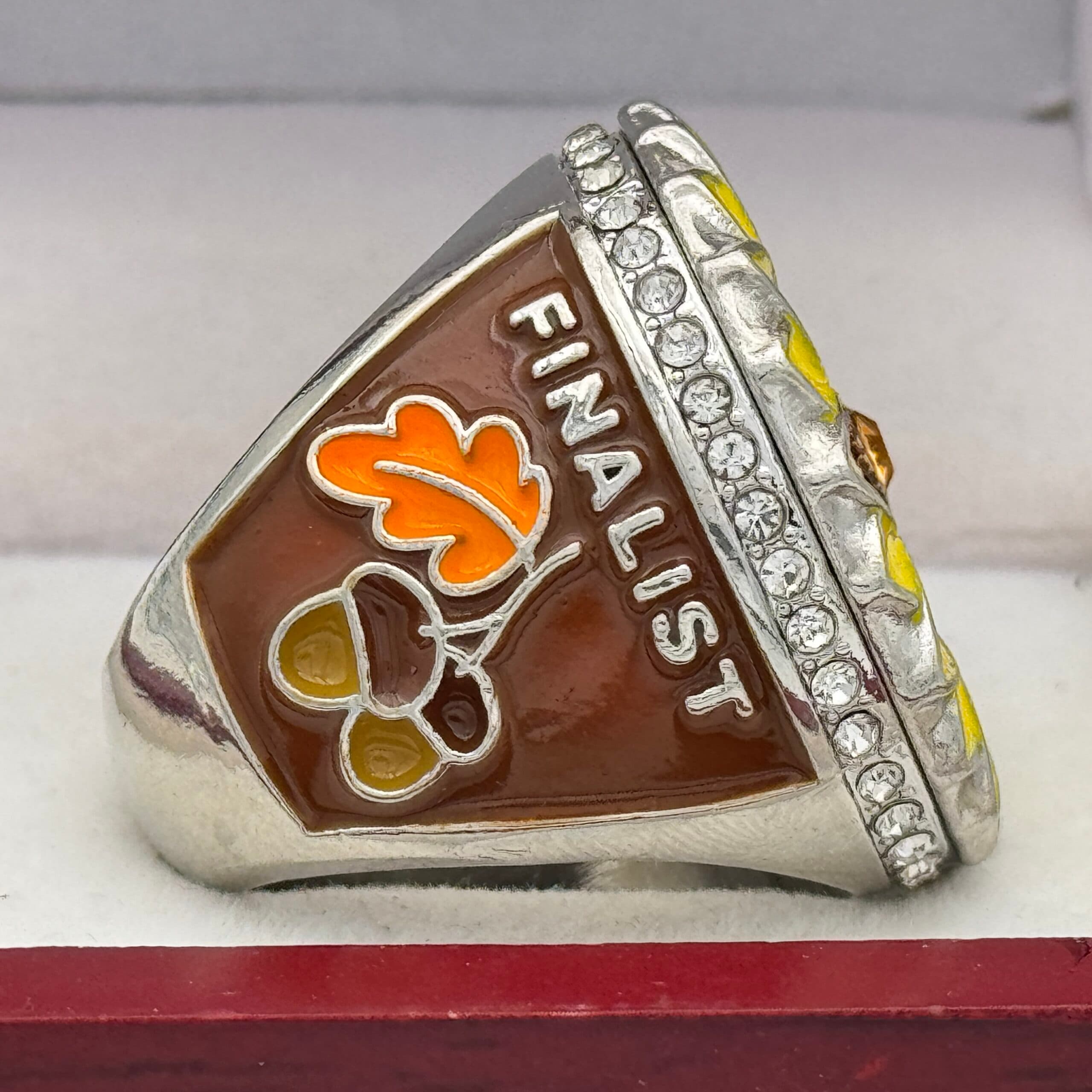 SUNFLOWER FINALIST RING — SILVER BODY (Item #36-93) - thumbnail 4