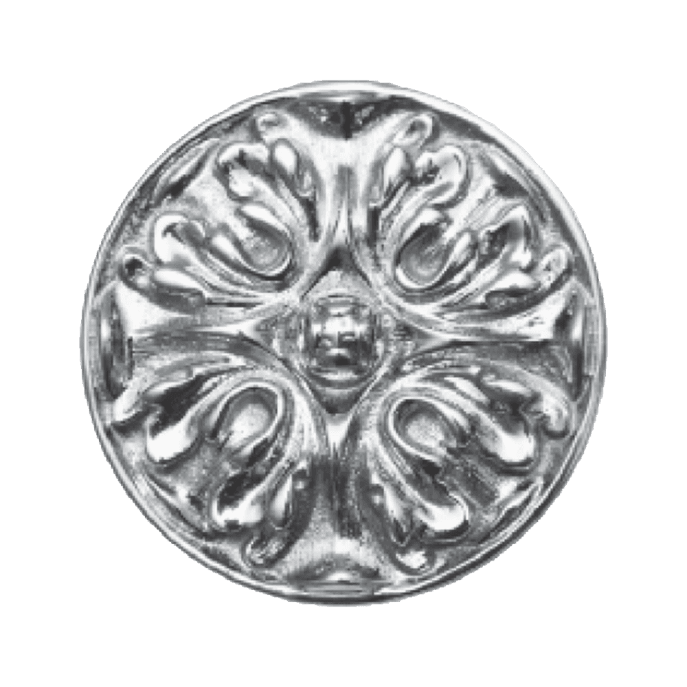 Cast Steel Rosette with 4-3/8″ diameter