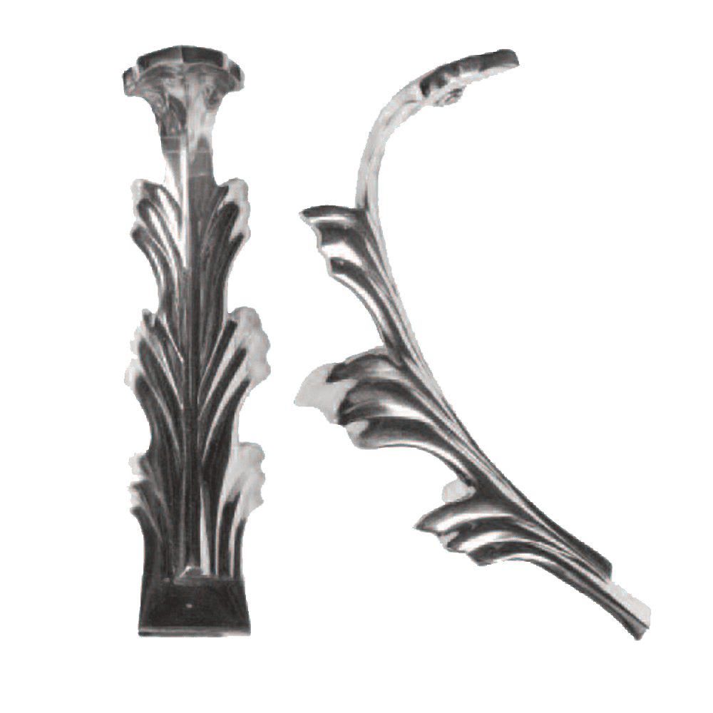 Large, 9″ Aluminum Leaf
