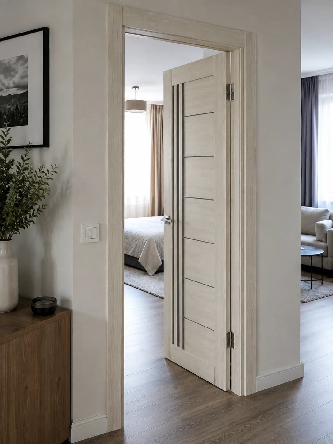 ALVORE LINEA RE58 Maple Cream Interior Door - thumbnail 2