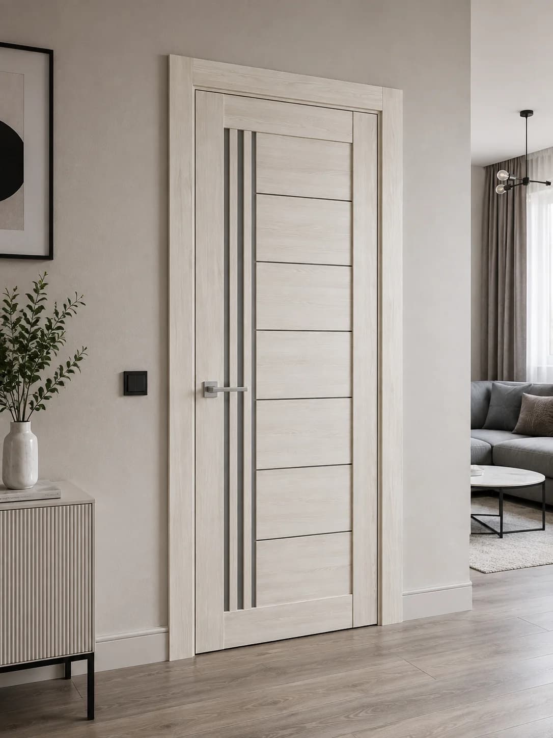 ALVORE LINEA RE58 Maple Cream Interior Door - thumbnail 4