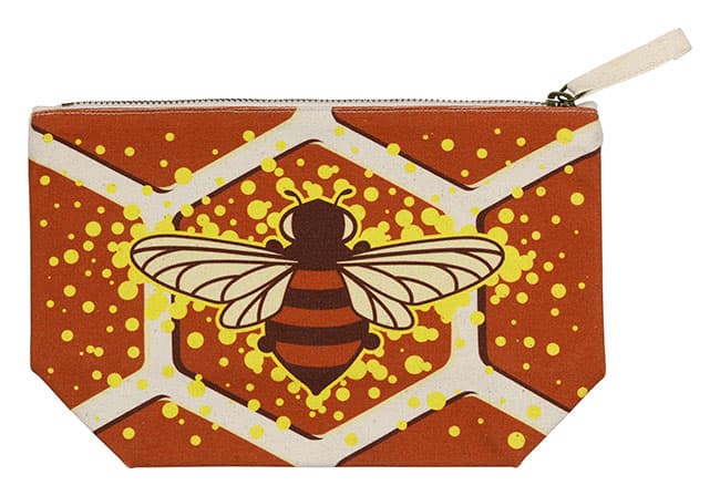 Canvas Pouch Honey Bee - thumbnail 3