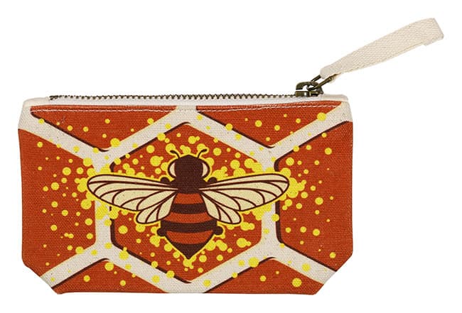 Canvas Pouch Honey Bee - thumbnail 2
