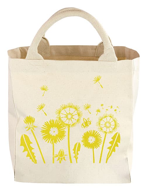 Canvas Tote Dandelion Wish