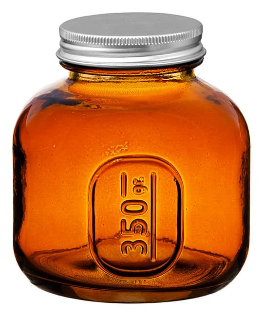 Pharmacy Jar Amber 350cc