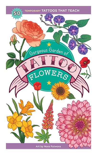 Tattoo Temporary Garden of Flowers