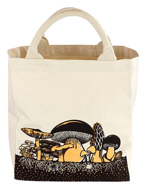 Canvas Tote Mushrooms