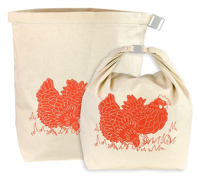 Canvas Lunch Bag Farm Animals Assorted - thumbnail 4