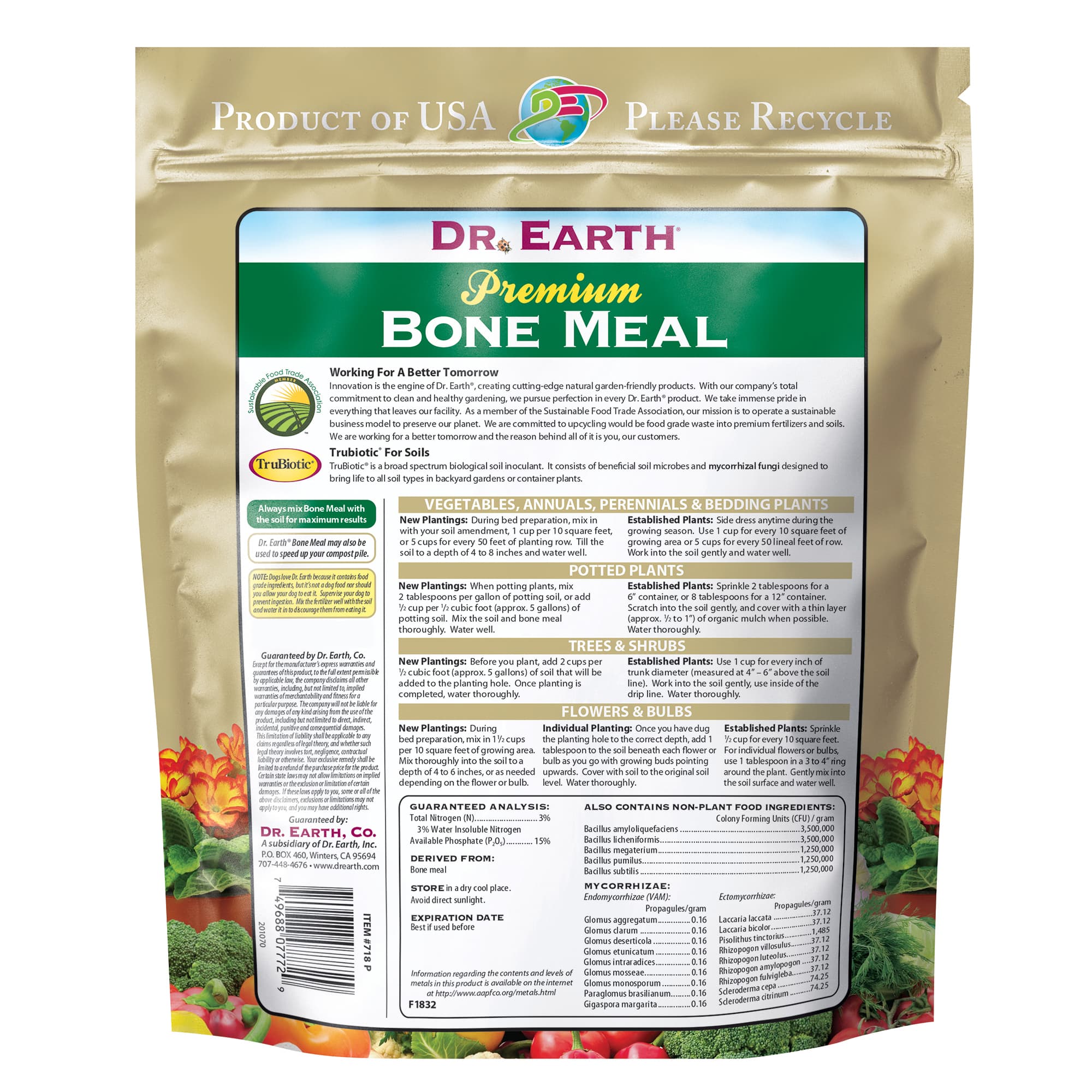 Dr. Earth Premium Organic Bone Meal - thumbnail 2