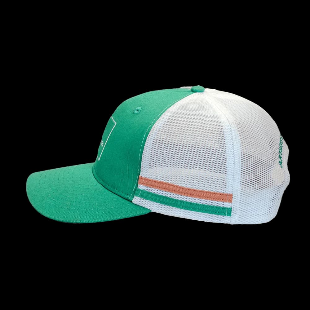 Untitled Art Mesh Trucker Hat – Teal/White - thumbnail 3
