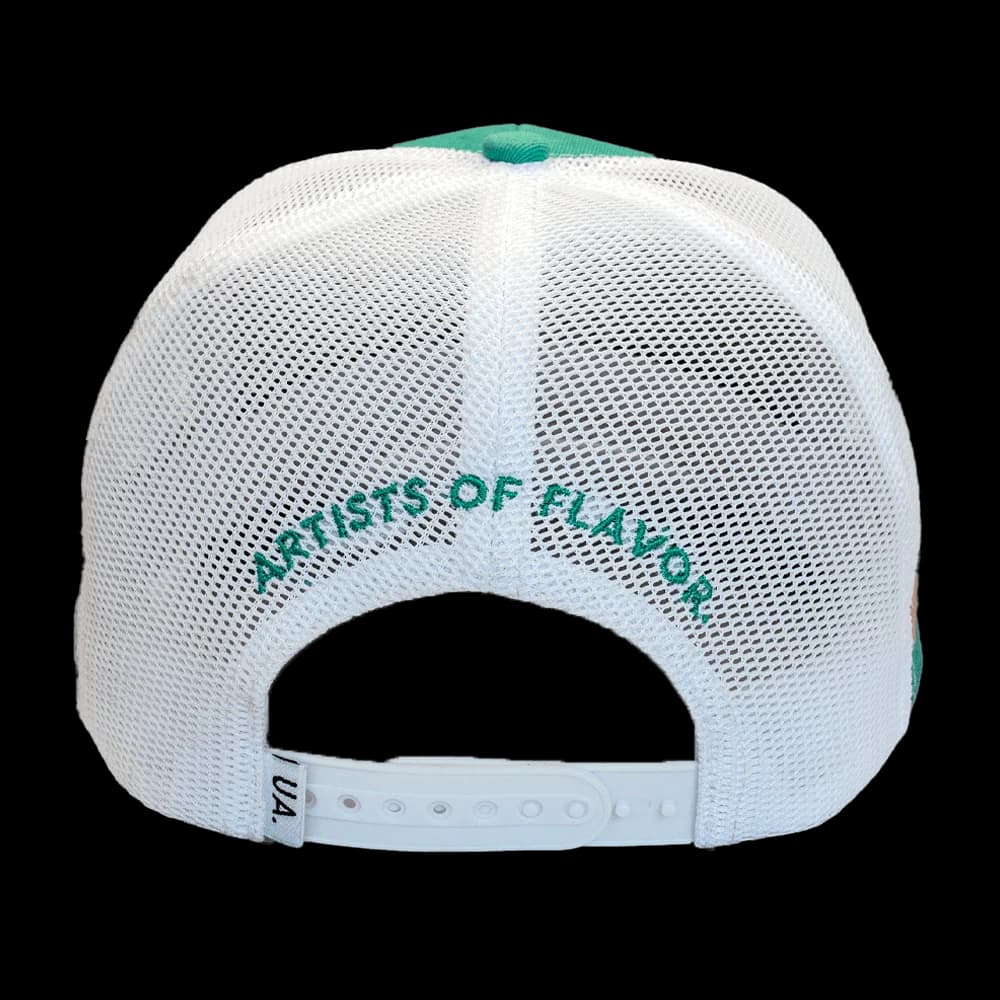Untitled Art Mesh Trucker Hat – Teal/White - thumbnail 4