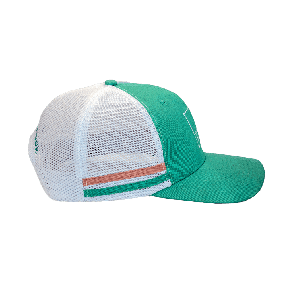 Untitled Art Mesh Trucker Hat – Teal/White - thumbnail 5